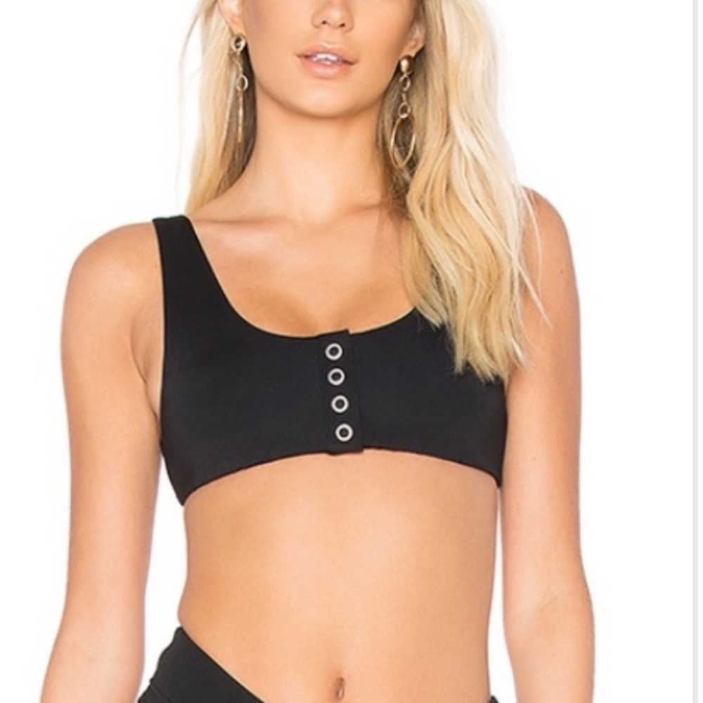 KENDALL+KYLIE x REVOLVE Button Front Bikini Top  S